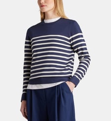 Pull droit Nya R fine maille col rond Galeries Lafayette