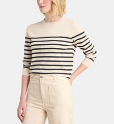 Pull droit Nya R fine maille col rond Galeries Lafayette