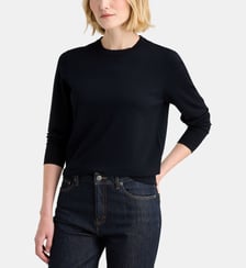 Pull droit Nya R fine maille col rond Galeries Lafayette