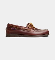 Chaussures bateau Dockside Portland cuir ciré Sebago