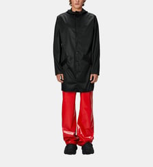 Imperméable mi long enduit capuche Rains