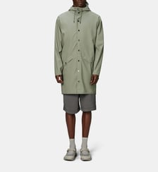 Imperméable mi long enduit capuche Rains