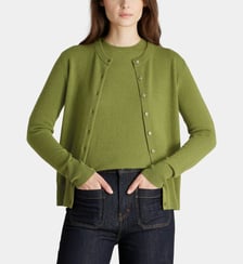 Cardigan droit Zacao en cachemire Galeries Lafayette