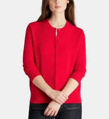 Cardigan droit Zacao en cachemire Galeries Lafayette