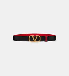 Ceinture réversible Vlogo en cuir Valentino Garavani