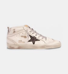 Baskets montantes Mid-Star en cuir  Golden Goose
