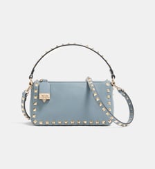 Petit sac à bandoulière Rockstud en cuir Valentino Garavani