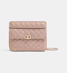 Sac à main Rockstud Spike en cuir clouté Valentino Garavani