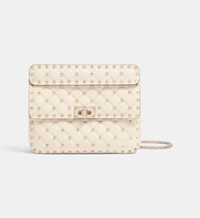 Sac à main Rockstud Spike en cuir clouté Valentino Garavani