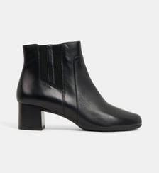 Bottines Chelsea à talons New Annya Mid en cuir Geox
