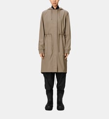 Imperméable droit à capuche String mi-long Rains