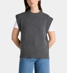Pull Solal sans manches laine et cachemire féminin Galeries Lafayette