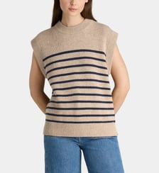Pull Solal sans manches laine et cachemire féminin Galeries Lafayette