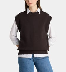 Pull Solal sans manches laine et cachemire féminin Galeries Lafayette