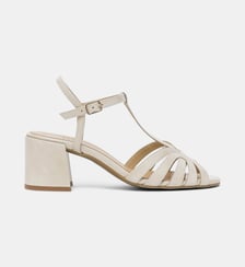 Sandales à talons Hadele en cuir velours Bocage