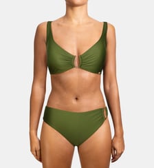 Culotte de maillot de bain menstruel Héméra Texturée Noir Réjeanne