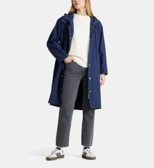 Imperméable déperlant Roanne mi-long droit capuche Galeries Lafayette