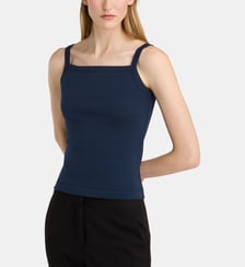 Débardeur ajusté May Cami coton bio Flore Flore