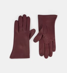 Gants Carlo touch cuir souple doublure soie Galeries Lafayette