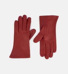 Gants Carlo touch cuir souple doublure soie Galeries Lafayette