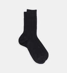 Chaussettes mi-longues côtelées en coton Doré Doré