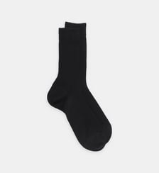 Chaussettes mi-longues côtelées en coton Doré Doré