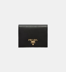 Portefeuille en cuir signature Prada