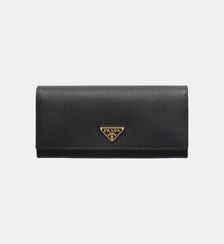 Compagnon en cuir signature Prada