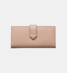 Portefeuille en cuir signature Prada