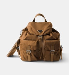 Sac à dos en Re-Nylon taille moyenne Prada