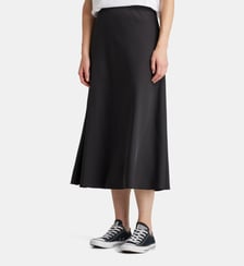 Jupe midi Turin fluide satinée Galeries Lafayette