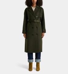 Manteau long Levani laine recyclée mélangée Jodhpur
