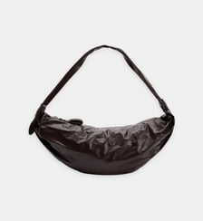 Sac à main Soft Croissant Large en cuir Lemaire