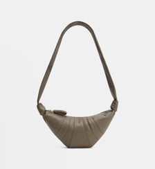 Sac à main SmallCroissant en cuir Lemaire