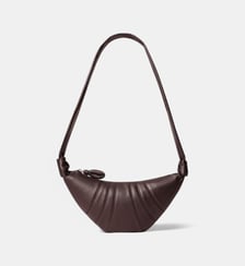 Sac à main SmallCroissant en cuir Lemaire