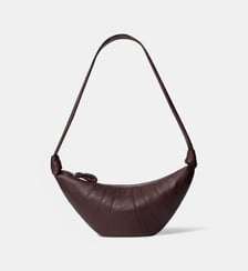 Sac à main Medium Croissant en cuir Lemaire