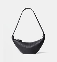 Sac à main Medium Croissant en cuir Lemaire