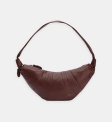 Sac à main Croissant Large en cuir Lemaire