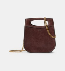 Sac à main Cheri Mini cuir embossé façon lézard Soeur