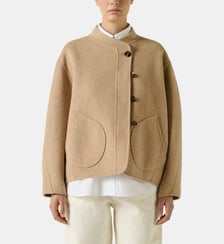 Manteau Windsor court ample en laine mélangée Soeur