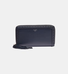 Portefeuille long zippé Premier Flirt en cuir Lancel