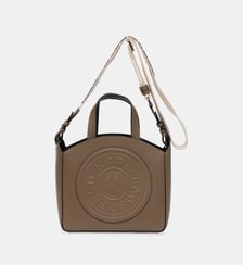Sac cabas Circle patch en cuir lisse Karl Lagerfeld