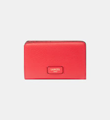 Portefeuille rectangulaire zippé Lancel