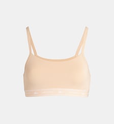 Brassière signature en coton stretch Lacoste
