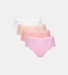 Lot de 4 slips Chic Midi Sloggi