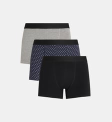 Lot de 3 boxers Doxer jersey coton bio stretch Galeries Lafayette