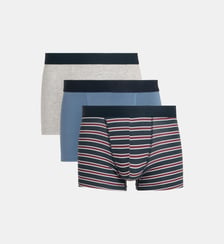 Lot de 3 boxers Doxer jersey coton bio stretch Galeries Lafayette