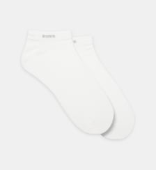 2 paires de chaussettes basses en maille stretch BOSS