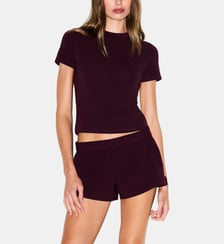 T-shirt slim coton jersey Skims