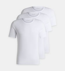 Lot de 3 maillots de corps droits coton BOSS